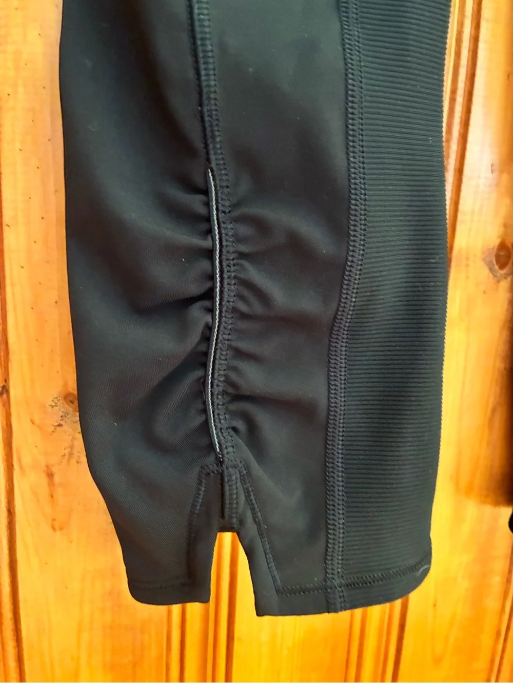 lululemon athletica Black Cropped High-Rise Leggings